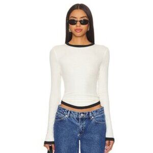 The Line by K Simon Top in Vanilla
